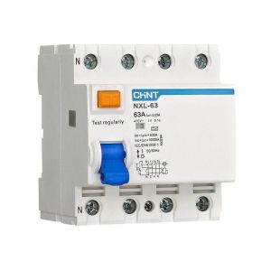 Выключатель дифференциального тока (УЗО) 4п 63А 30мА тип AC NXL-63 6кА (R) CHINT 280792