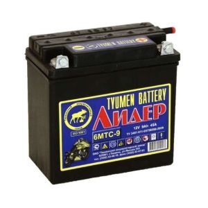 Батарея аккумуляторная АКБ 12В 6МТС-9 6МТС-10 для бензин. генераторов с электрич. запуском HUTER 64/1/23