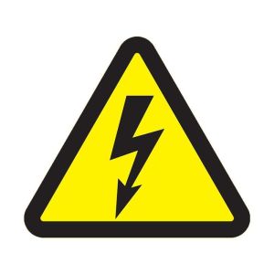Наклейка знак электробезопасности «Опасность поражения электротоком » 100х100х100мм Rexant 56-0005