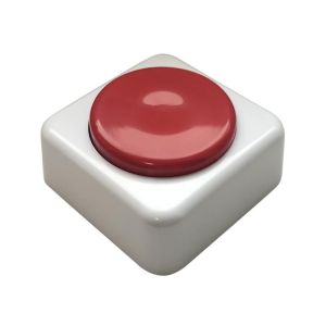 Кнопка звонка (выключатель для бытовых электрических звонков) Тритон ВЗ1-01 красн