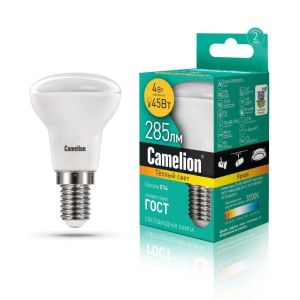 Лампа светодиодная LED4-R39/830/E14 4Вт 220В Camelion 13353