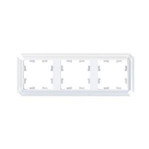 Рамка 3-м AtlasDesign Antique универс. бел. SE ATN100103