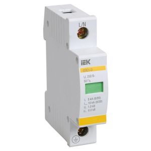 Ограничитель перенапряжения ОПС1-C 1P KARAT IEK MOP20-1-C