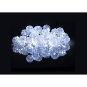 Светильник светодиодный садовый SLR-G05-30W гирлянда шарики холод. бел. на солнечн. батарее ФАZА 5033351