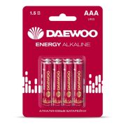 Элемент питания алкалиновый AAA/LR03 1.5В Energy Alkaline 2021 BL-8 (уп.8шт) DAEWOO 5031111