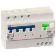 Выключатель автоматический дифференциального тока 4п C 10А 30мА тип A 6кА OptiDin VD63 УХЛ4 КЭАЗ 103475