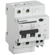 Выключатель автоматический дифференциального тока 2п 40А 30мА АД12 GENERICA MAD15-2-040-C-030