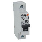 Выключатель автоматический модульный ВА47-29-1C20-УХЛ3 (4.5кА) КЭАЗ 318198