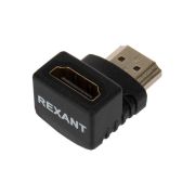 Переходник аудио гнездо HDMI - штекер HDMI угловой блист. Rexant 06-0176-A