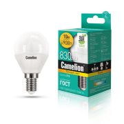 Лампа светодиодная LED10-G45/830/E14 10Вт 220В Camelion 13565