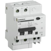Выключатель автоматический дифференциального тока 2п 40А 300мА АД12 GENERICA MAD15-2-040-C-300