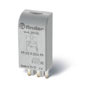 Модуль индикации и защиты LED + диод ( + A1) 6...24В DC зел. FINDER 9902902499