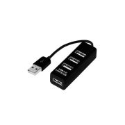 Разветвитель USB на 4 порта черн. Rexant 18-4103