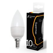 Лампа светодиодная Supermax 10Вт свеча 6400К E14 230В КОСМОС Sup_LED10wCNE1464