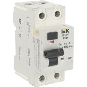 Выключатель дифференциального тока (УЗО) 2п 40А 100мА тип AC ВДТ R10N ARMAT IEK AR-R10N-2-040C100