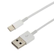 Кабель USB для iPhone 5/IPad 4/ipod 5 бел. Rexant 18-1121