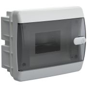 Корпус пластиковый ЩРВ-П-6 IP41 черн. прозр. дверь UNION Compact IEK UIC-KP12-V-06-41-K01