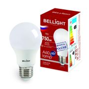 Лампа светодиодная LED A60 220В 9Вт E27 750лм 4000К BELLIGHT 88297786