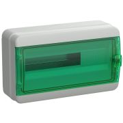 Корпус пластиковый КМПн-18 IP65 зел. прозр. дверь TEKFOR IEK TF5-KP72-N-18-65-K03-K06