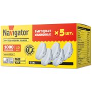 Лампа светодиодная 95 324 NLL-GX53-10-230-4K-PACK5 NAVIGATOR 95324