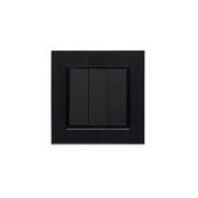 Выключатель 3-клав. 1 вход 3 выхода Karea LINE STAR чер. Makel 86054091