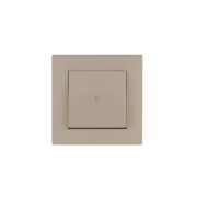 Выключатель проходной 1-клав. Karea RIZZ крем Makel 88010005