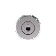 Розетка компьютерная СП OSEN RJ45 кат.6 механизм сер. матов. LEZARD 743-7488-140