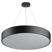Светильник светодиодный Geometria Ring SPO-132-B-40K-088 88Вт 4000К IP40 800х800х80мм подвесной драйвер внутри черн. Эра Б0058901