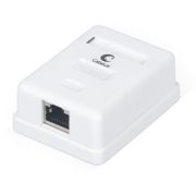 Розетка компьютерная 1-м ОП WS-8P8C-Cat.6-SH-1 RJ45 (8P8C) кат.6 экранир. Dual IDC Cabeus 7988c