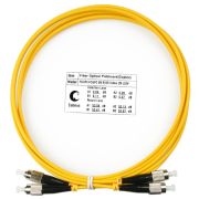 Шнур оптический duplex FC-FC 9/125 SM LSZH FOP(D)-9-FC-FC-2M 2м Cabeus 7491c