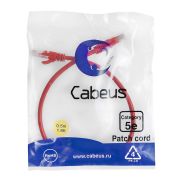 Патч-корд U/UTP кат.5E PC-UTP-RJ45-Cat.5e-0.5m-RD 2xRJ45/8p8c неэкранир. PVC 0.5м красн. Cabeus 7668c