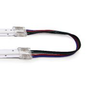 Разъем 4PIN с проводом для LED ленты COB RGB 12мм лента - лента (1шт) VARTON V4-R0-00.COB-RGB0.0003