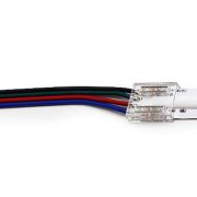 Разъем 4PIN с проводом для LED ленты COB RGB 12мм лента - источник питания (1шт) VARTON V4-R0-00.COB-RGB0.0002