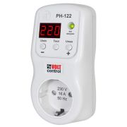 Реле напряжения в розетку РН-122 16А 220В в розетку индикация (кнопочное управление) НовАтек-Электро 3425600122