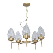 Светильник «Фламенко» 151 НПБ 01-5х40-101 Е14 [ИМ] подвесной зол. Элетех 1005405319