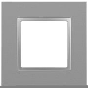Рамка 1-м Elegance 14-5011-03 Classic алюм. Эра Б0060573