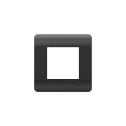 Рамка 1-м NEW3-E черн. CHINT 431495