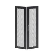 Дверь двустворчатая для IT-CQE 1400х800 перфорир. RAL9005 DKC RBITCPMD1480