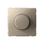 Светорегулятор поворотно-нажимной (диммер) ArtGallery LED RC 400Вт механизм шампань SE GAL000523