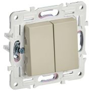 Выключатель перекрестный 2-кл. SKANDY 10А SK-V06B беж. IEK SK-V23-0-10-K10