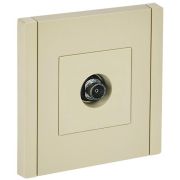 Розетка TV оконечная FORTE&PIANO FP428 ваниль IEK FP-A10-O-K10