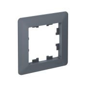 Рамка 1-м AtlasDesign Air грифель/дым. черн. SE ATN220701