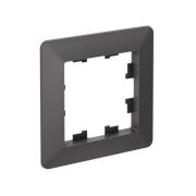 Рамка 1-м AtlasDesign Air базальт/дым. черн. SE ATN221401