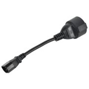 Адаптер PDU 3х1.5 10см с разъемами C14-Schuko ITK PC-C14D-10CM