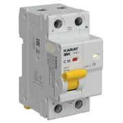 Устройство защиты от дугового пробоя (УЗДП) 1P+N C 10A с авт. выкл. KARAT IEK KA-DP11-1-010-C