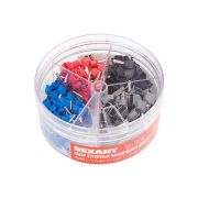 Набор втулочных наконечников двойн. НШВИ2 (2х0.75кв.мм; 2х1кв.мм; 2х1.5кв.мм; 2х2.5кв.мм) в боксе (ТE-200) Rexant 08-1930