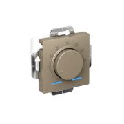 Механизм термостата ATLASDESIGN электрон. теплого пола с датчиком 10А шампань SchE ATN000535