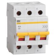 Выключатель нагрузки ВН-32 40А/3П IEK MNV10-3-040