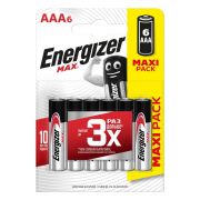 Элемент питания алкалиновый MAX LR03/286 BL6 (блист.6шт) Energizer E301532701