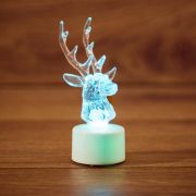 Фигура светодиодная «Олень» 11см 1LED RGB 1.5Вт 4.5В IP20 на подставке элементы питания 3хAG13(LR44) (в компл.) Neon-Night 501-042